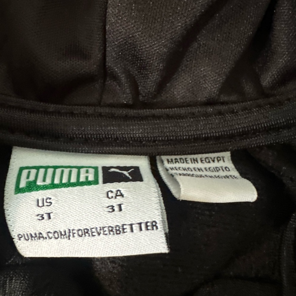 Puma 3T Toddler Girl Black Pink Silky Track Hooded Zip Jacket
Euc - Picture 7 of 8